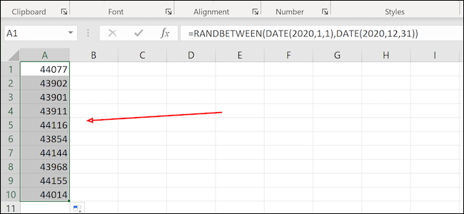 Columna de resaltado de Excel