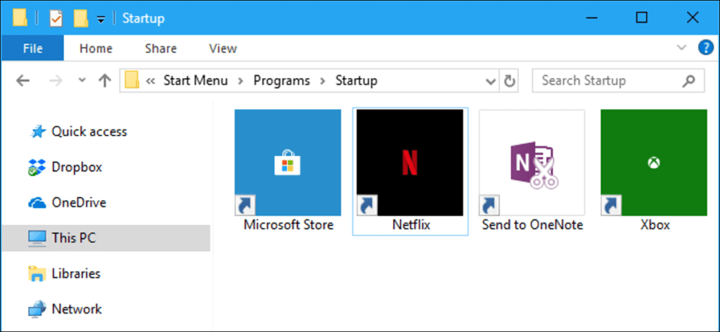 Cómo abrir aplicaciones de la Tienda Windows al iniciar en Windows 10