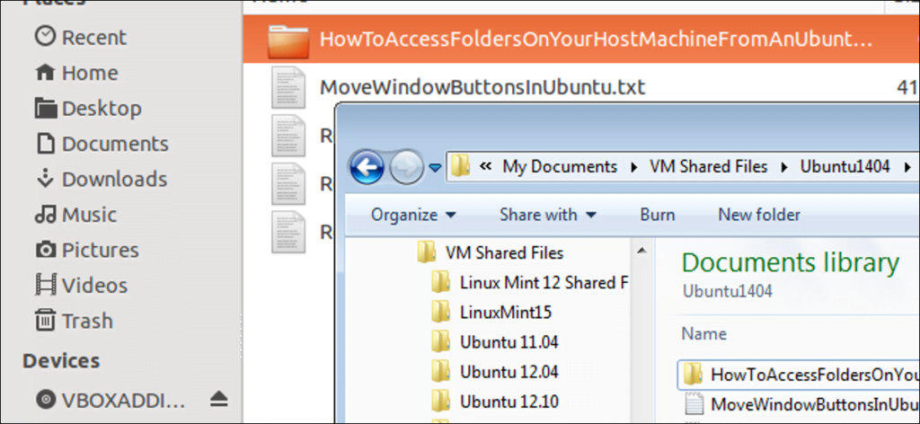 Cómo acceder a carpetas en su máquina host desde una máquina virtual Ubuntu en VirtualBox