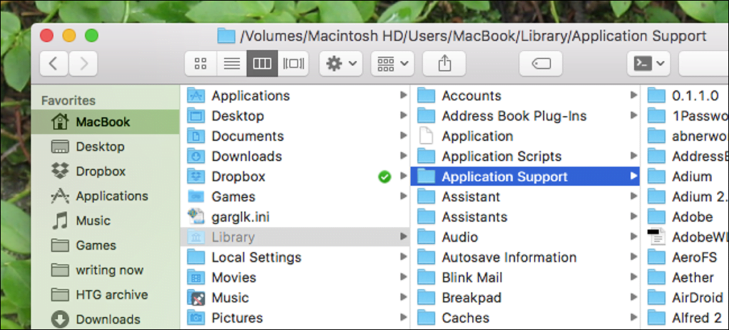 Cómo acceder a la carpeta oculta ~ / biblioteca en su Mac