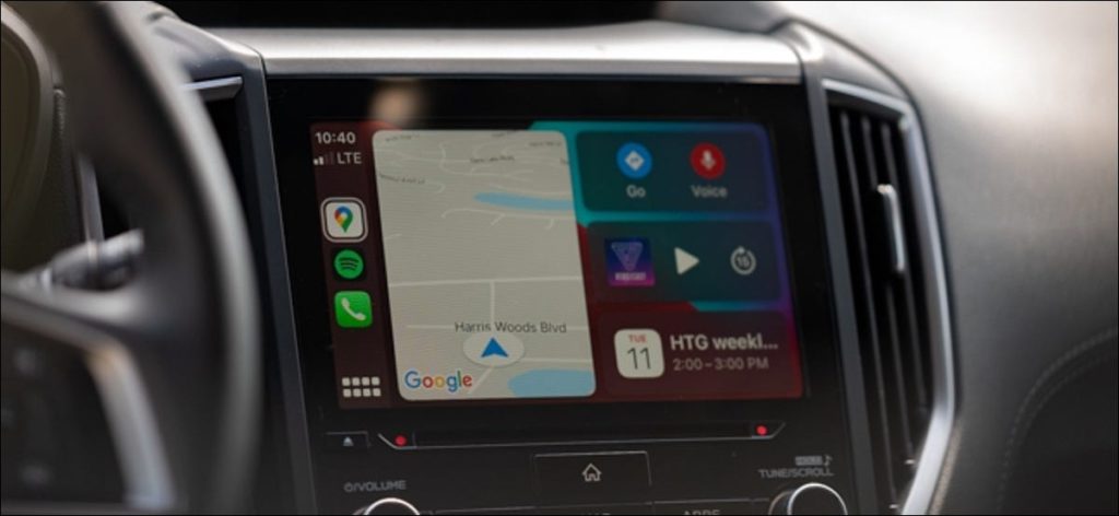 Apple CarPlay en el sistema de infoentretenimiento de Subaru
