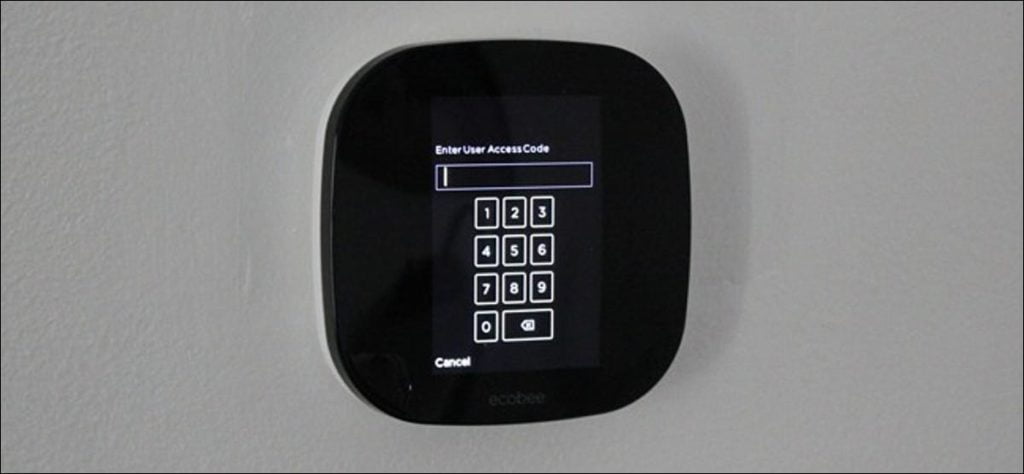 Cómo bloquear su termostato Ecobee con un código PIN