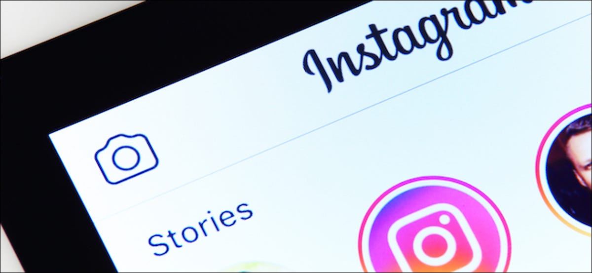 Historias de Instagram en un teléfono inteligente