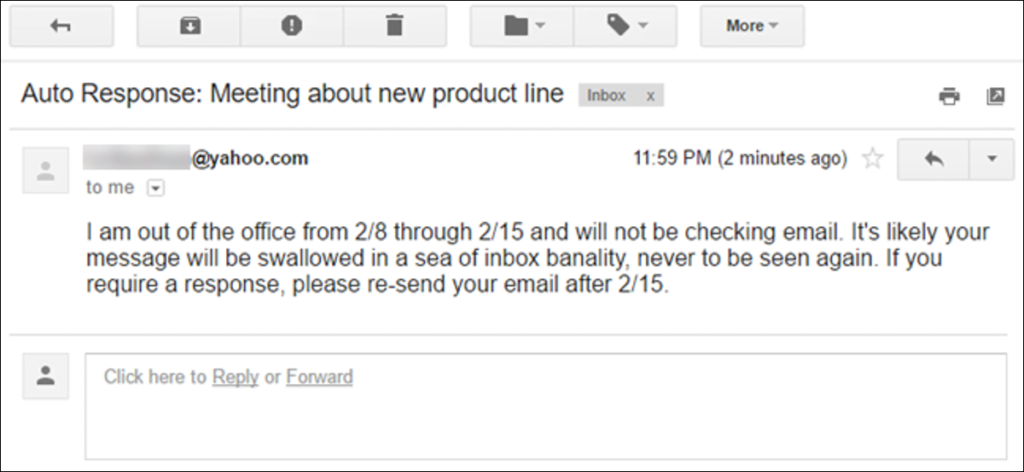 Cómo configurar una respuesta de fuera de la oficina en Yahoo Mail