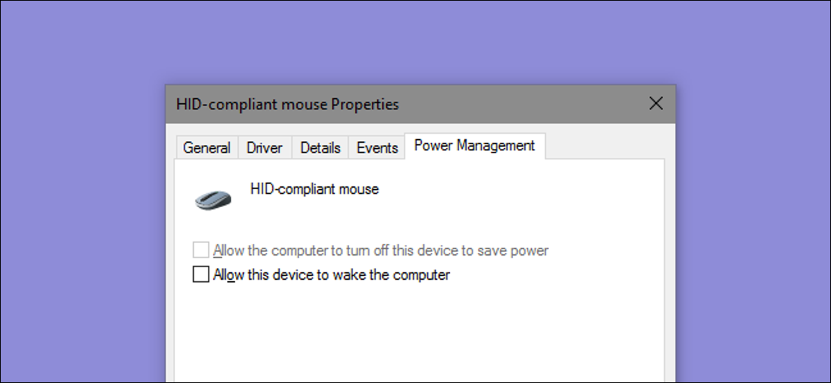 Cómo evitar que el ratón despierte su PC con Windows