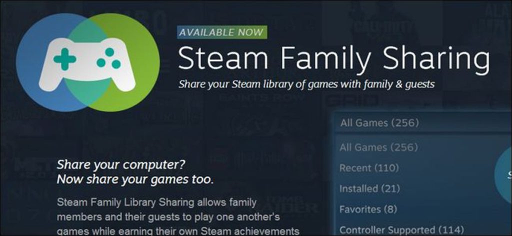 Cómo habilitar Steam Family Sharing (y qué hace)