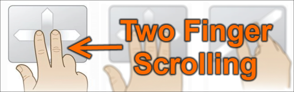 Cómo habilitar el desplazamiento con dos dedos al estilo Macbook en computadoras portátiles con Windows