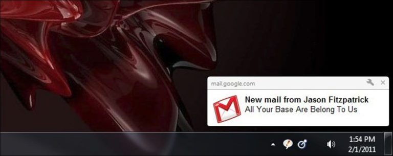 Cómo habilitar las notificaciones de escritorio para Gmail en Chrome