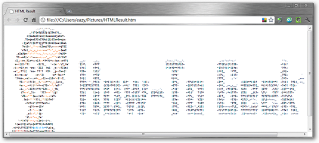 Cómo hacer su propio arte ASCII personalizado a partir de cualquier imagen