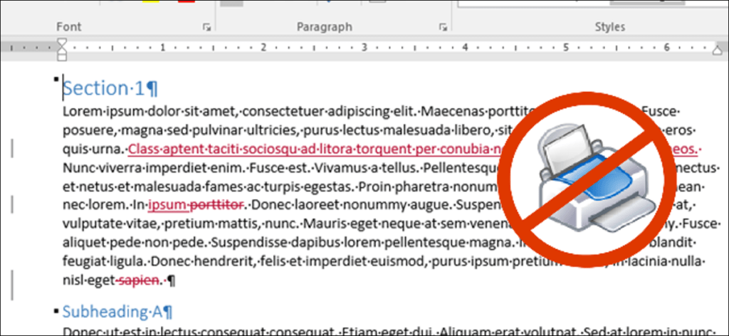 Cómo imprimir un documento de Word sin realizar un seguimiento de las marcas de cambios