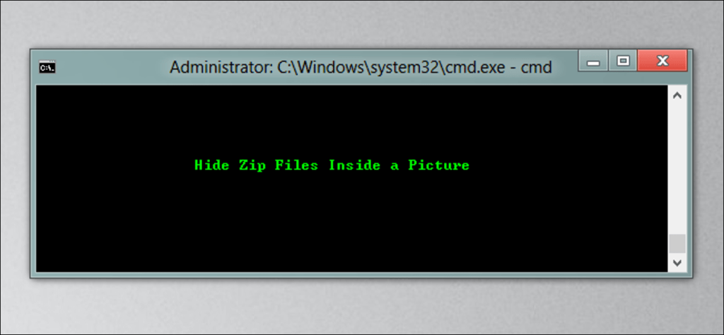 Cómo ocultar archivos Zip dentro de una imagen sin software adicional en Windows