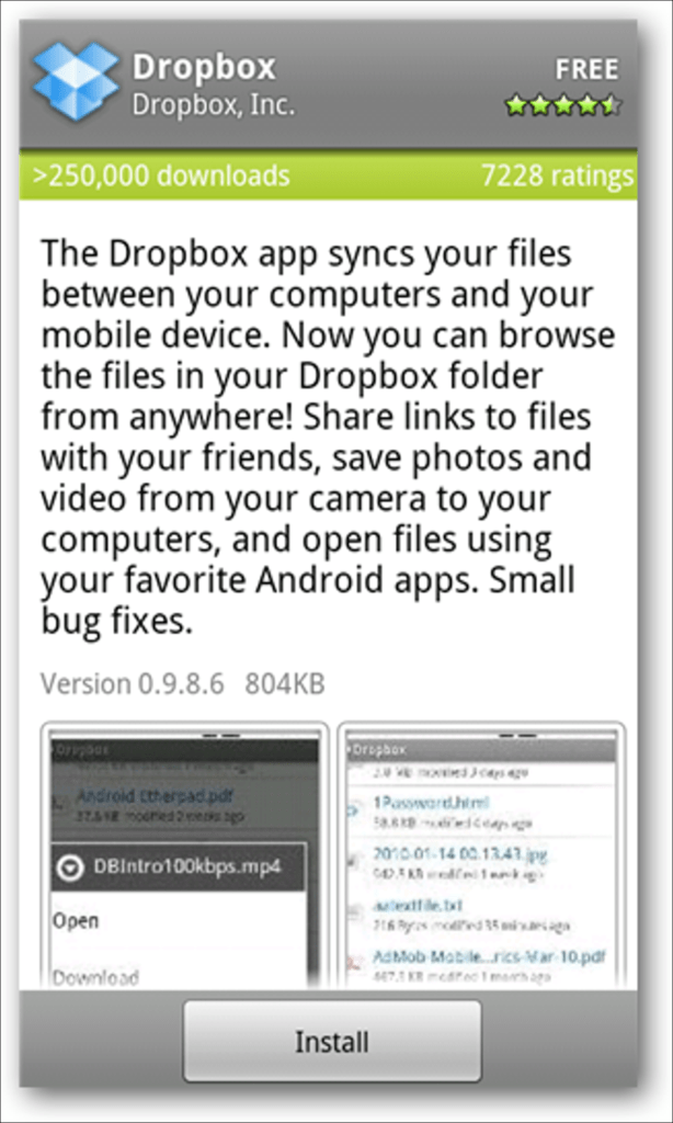 Cómo usar Dropbox con un teléfono Android