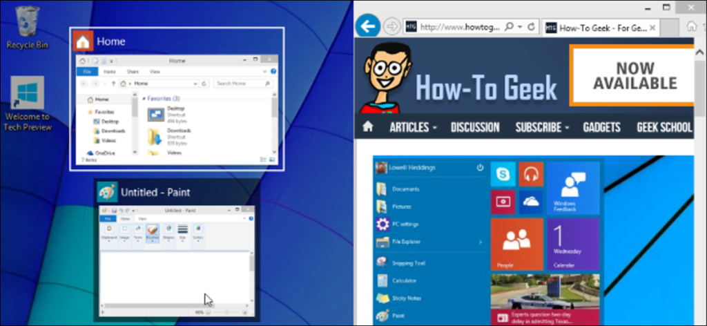 Cómo usar Snap Assist y 2 × 2 Snap en Windows 10