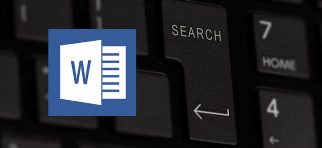 Cómo usar comodines al buscar en Word 2016