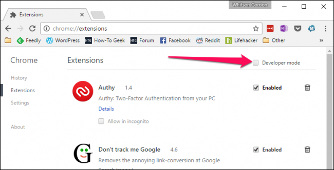 Forzar a Chrome a actualizar las extensiones ahora