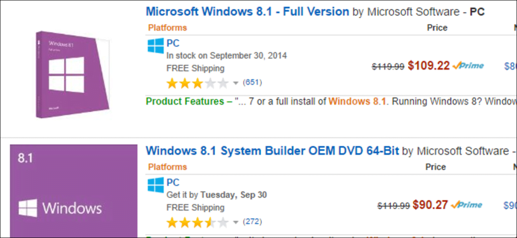 Microsoft engaña a los consumidores con la licencia de Windows 8.1 System Builder