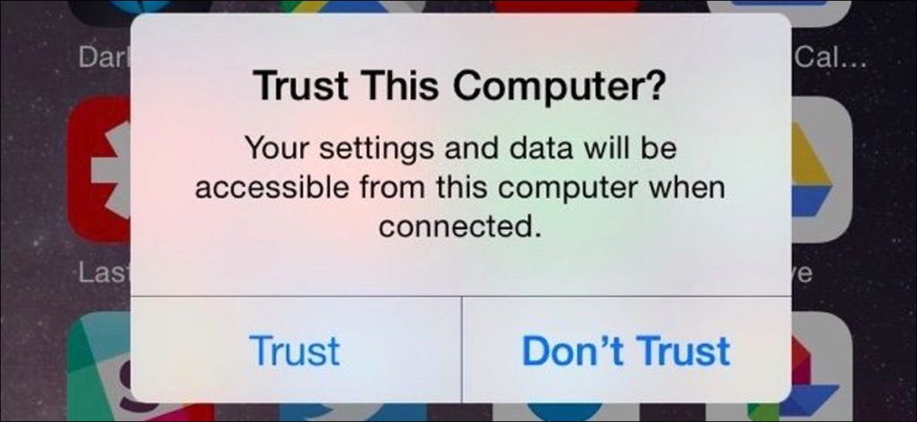 Por qué tu iPhone te pide que "confíes en esta computadora" (y si deberías)