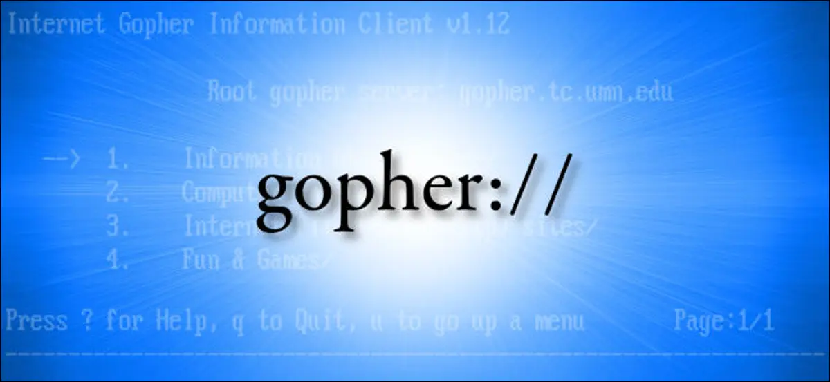 El protocolo gopher: //