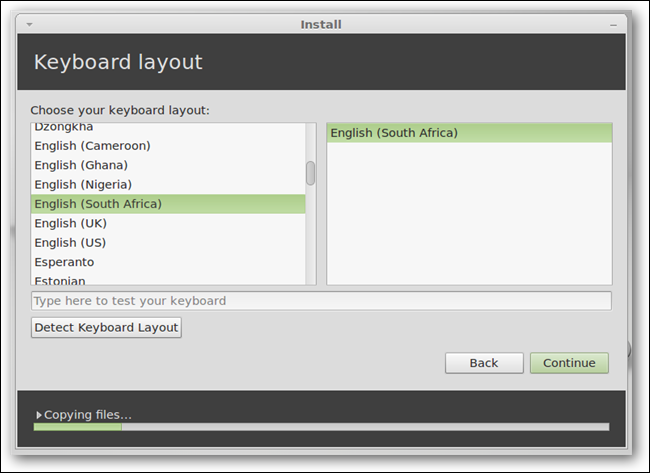 keyboard layout