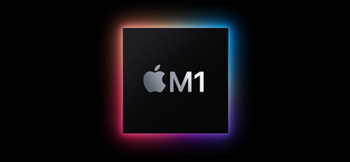 El logo de Apple M1.