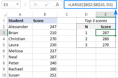 Fórmula GRANDE para obtener los 3 primeros números