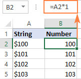 Convertir una cadena en un número con operaciones matemáticas