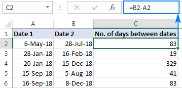 Resta una fecha de otra para saber cuántos días hay entre fechas.