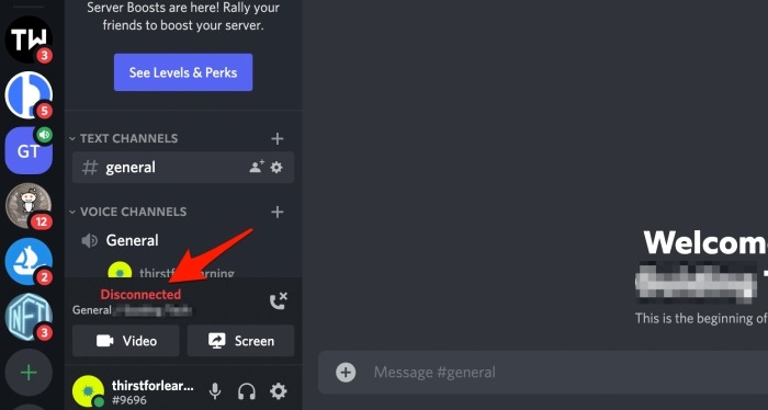 Discord desconectándose aleatoriamente