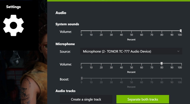 Guía de configuración de Gfe Nvidia Compartir pistas de audio