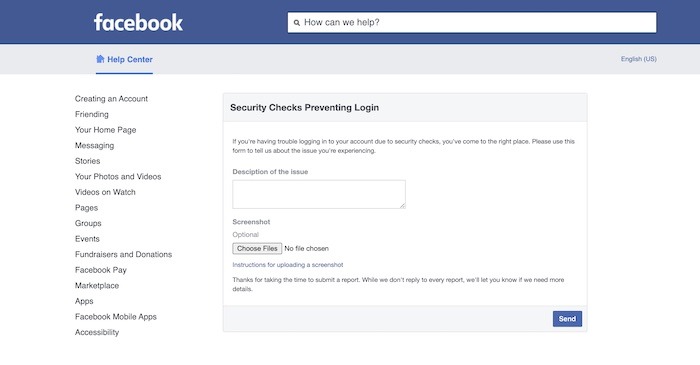 Iniciar sesión Facebook Código Generador Hack Seguridad