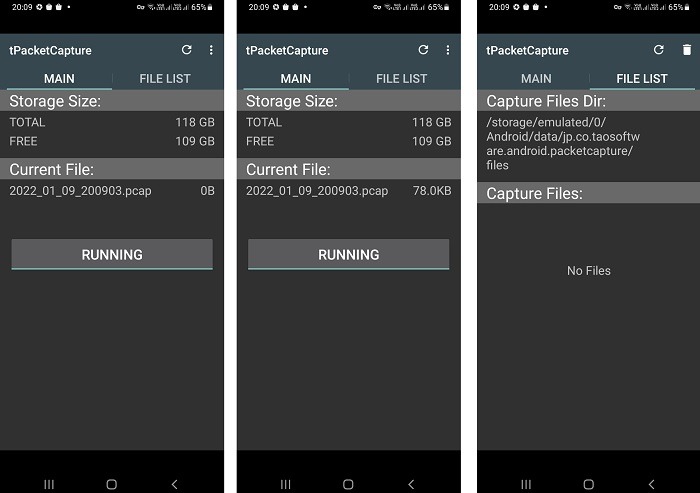 Las mejores aplicaciones de piratería Android Tpacketcapture