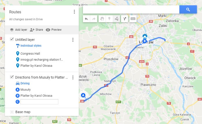 Cómo guardar la ruta en Google Maps Mis mapas