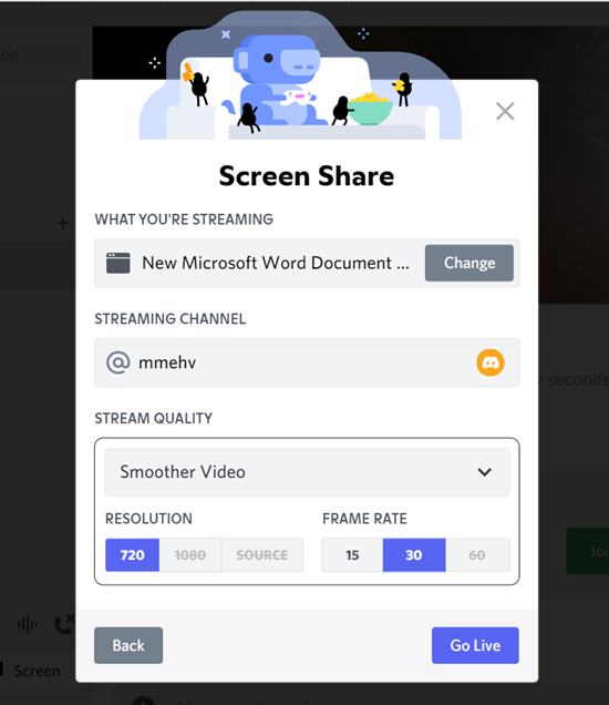 Discord Screen Share Pc Videollamada Calidad