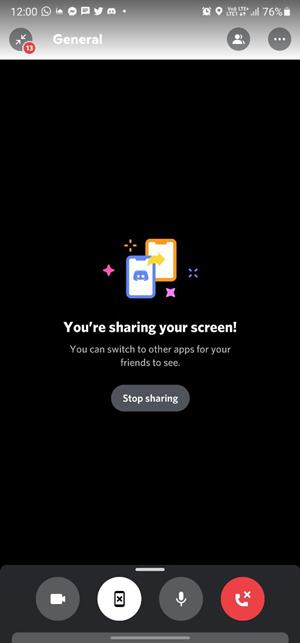 Discord Screen Share Mobile Mostrar aplicaciones