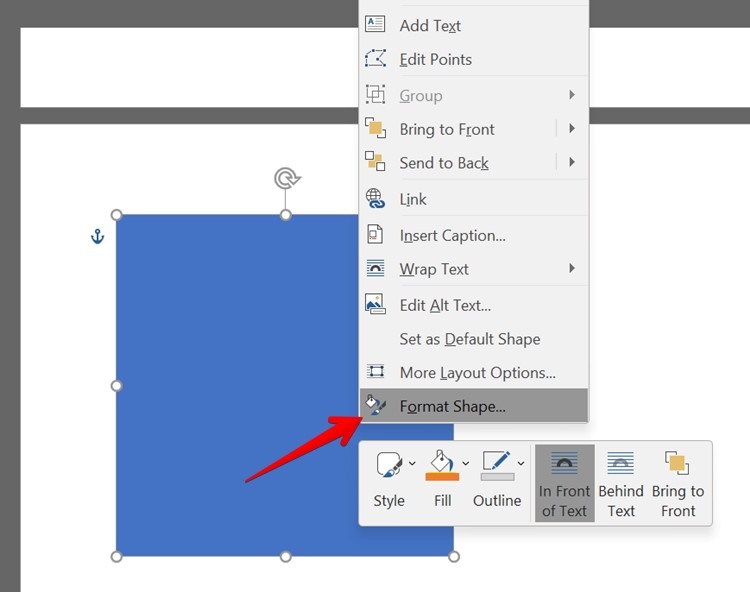 Hacer imagen transparente Opacidad Formato de palabra Forma