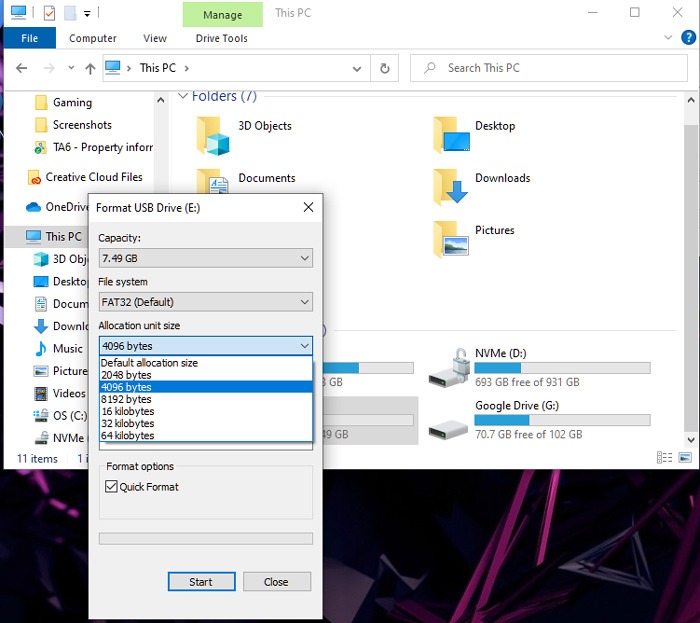 Cómo Formatear Una Unidad En Fat32 En Windows 3357