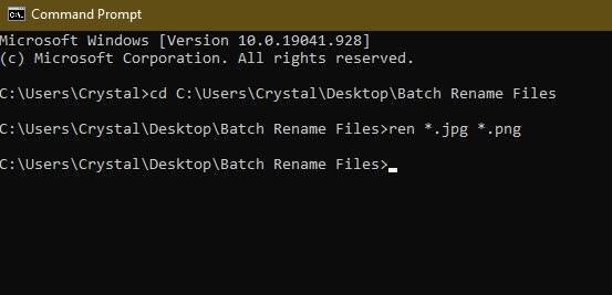 3 formas de renombrar archivos por lotes en Windows Explorer Cmd Cd Extensions