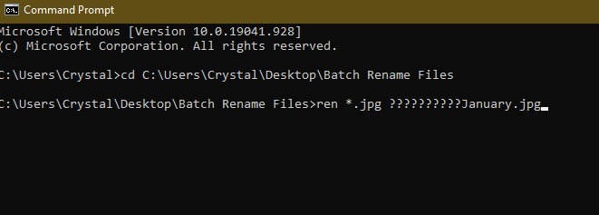 3 formas de renombrar archivos por lotes en Windows Explorer Cmd Cd File Names