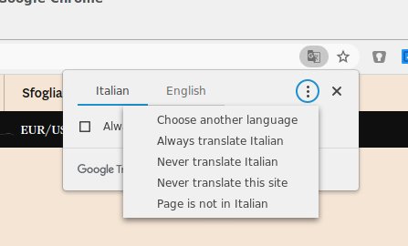 Chrome Desktop Translation Elija otro idioma
