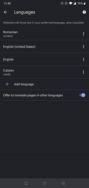 Cómo traducir sitios web Chrome Nuevo idioma de destino Arriba