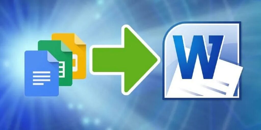 How To Convert From Google Docs To Microsoft Word Feature