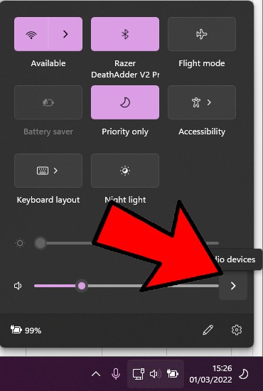 Arreglar los auriculares que no funcionan Windows Administrar dispositivos de audio