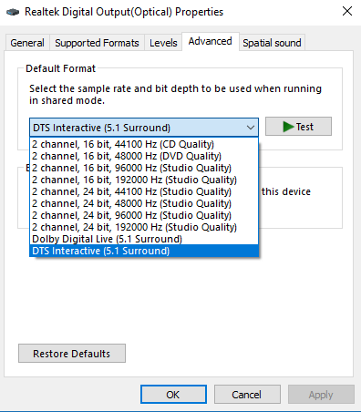 habilitar-óptico-spdif-puerto-windows-10-dts-interactivo