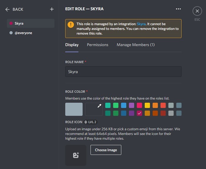 Cómo agregar bots a su servidor Discord Editar color de bot