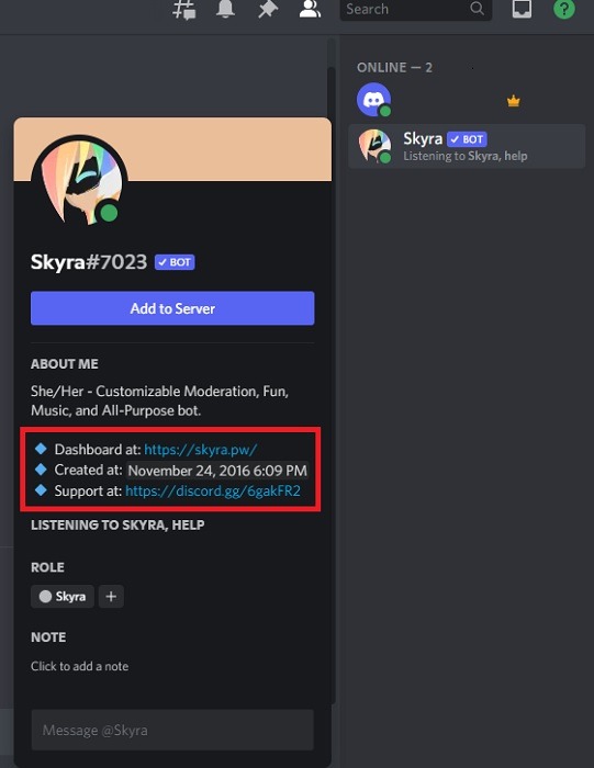 Cómo agregar bots a su panel de servidor de Discord