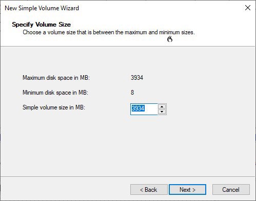 Formatear unidades USB en Win10 Diskman Simple Volume Wizard Tamaño