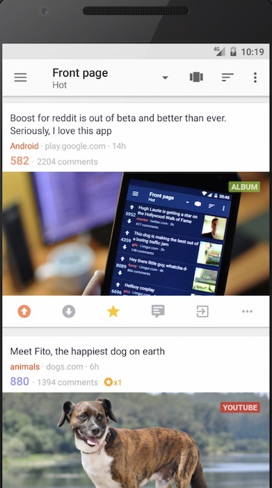 Los mejores clientes de Reddit impulsan Android