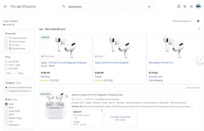 Estrategias Encuentra la mejor oferta Google Shopping