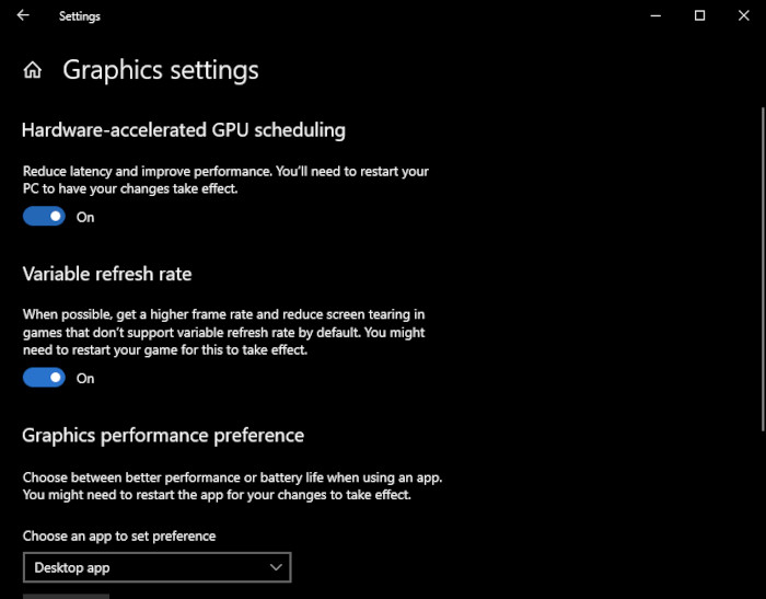 Programación de actualización de aceleración de hardware 2