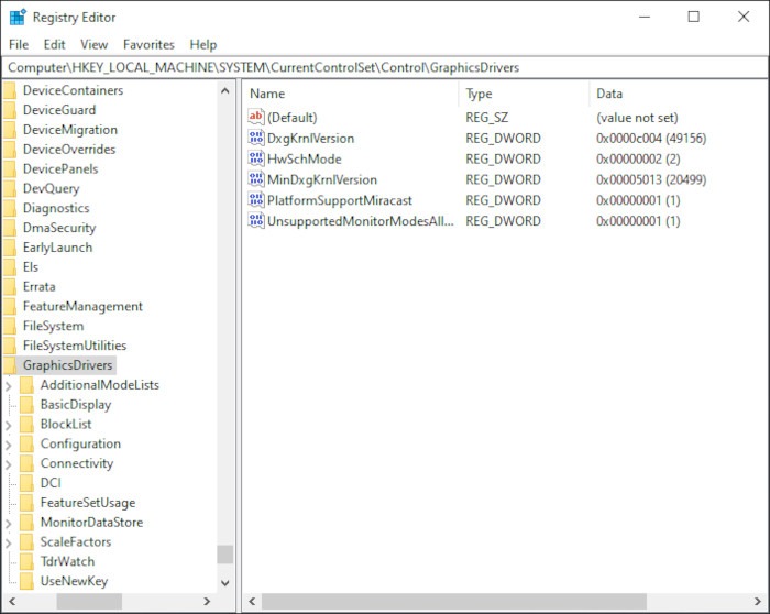 Programación de actualización de aceleración de hardware 4